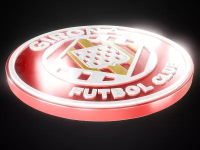FC Girona logo - Cinematic - 3D print 3D model