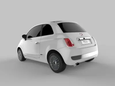 Fiat 500 2007  Autodesk Alias 3D model