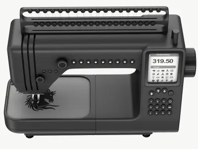 Embroidery machine 3D model