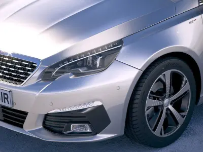 Peugeot 308 SW 2019 3D model