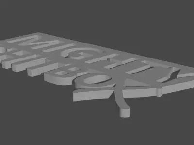 Car Badge - Mighty Shitbox 3D print model