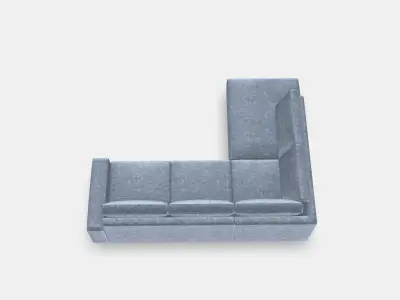 SORVALLEN Corner sofa 3-seat 1 Low-poly 3D model