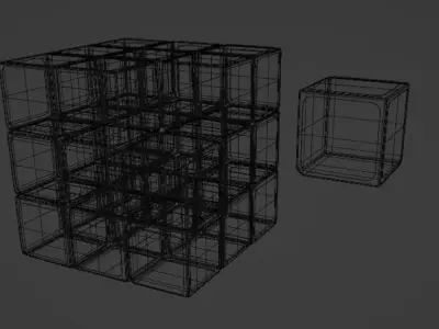 Rubiks Cube 3D model Free 3D model