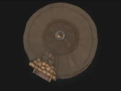 Enchanted Yurt  A Mystical Nomadic Shelter 3D model