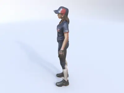 Softball 3D model