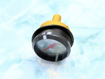 60 to 52mm Gauge Adapter 3D print model