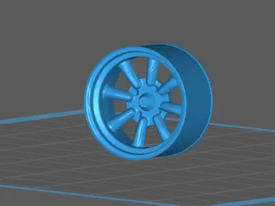 Watanabe Rs Wheel  1-24 Scale     1-10     1-18   ADJUSTABLE 3D model