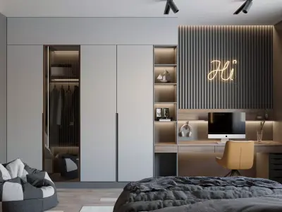 Bedroom 3D model 3D model