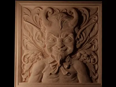 Imp CNC 3d Print High Relief Sand Casting 3D print model