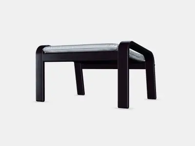 POANG Footstool 31 Low-poly 3D model