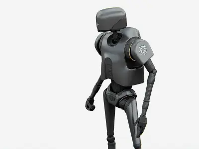 IMPERIAL DROID  Rigged for Unreal Engine - Unity - MIXAMO  3D model