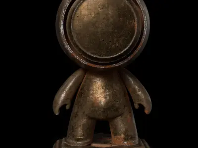 Smart Materials 01- Metal Damaged Materials for 3D Painter Texture