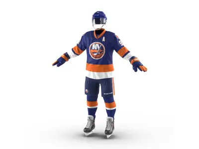 Hockey Equipment Islanders 3D model