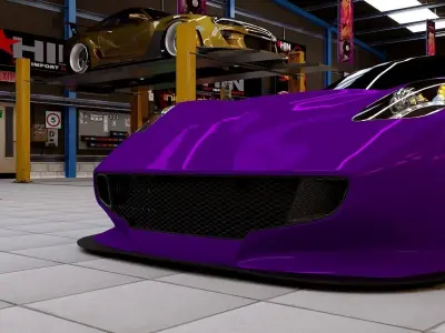 Karma Fisker 2012 Wide Body 3D model