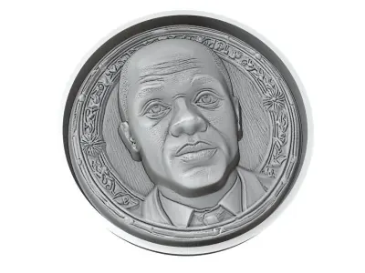 NGolo Kante Footballer Medallion 3D print model