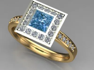 square ring 3D print model