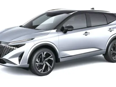 Nissan Qashqai with interior 2025 3D model