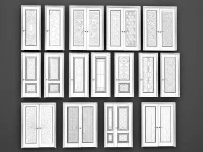Decorative Door Collections  3D model