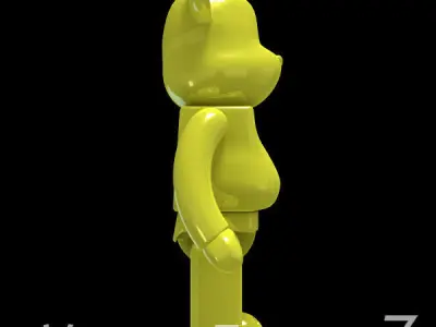 Yellow Bear Brick 3D model