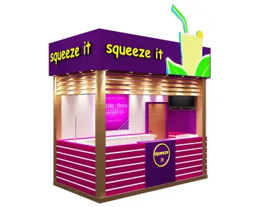  Booth Exhibition Stand a53 3D model