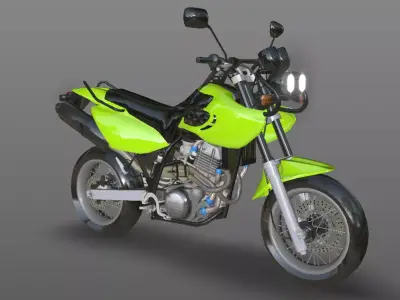 Muz Mastiff New Bike 3D Model Sports Bike Game Ready Low-poly 3D model