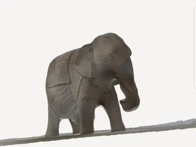 Elephant statue 3D model