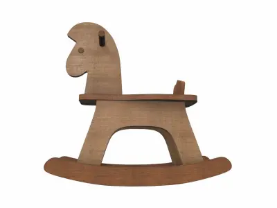 Rocking horse 2 3D model