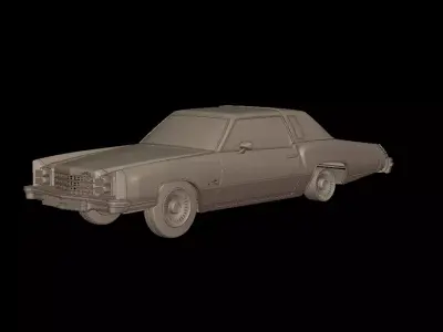 CHEVROLET MONTE CARLO 1976 3D PRINT MODEL 3D print model