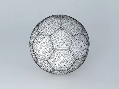 Football ball Free 3D model