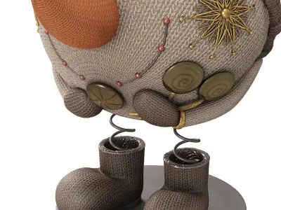 Snowman figurine 3D model