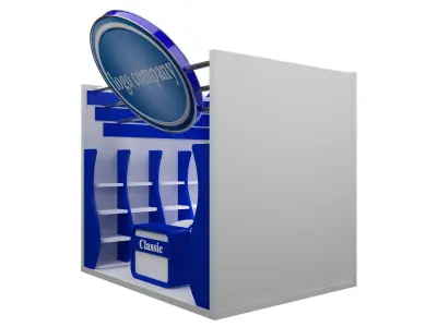 Booth Exhibition Stand a547a 3D model