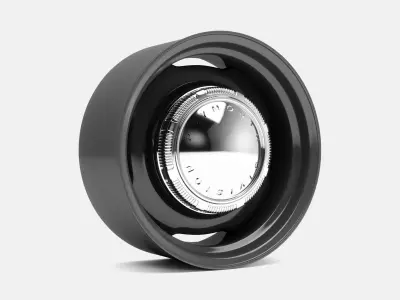15x7 Mopar Steelie Wheel and Brake 3D print model