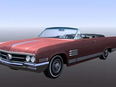 1964 convertible 3D model