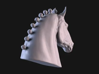 Head Horse 3D print model