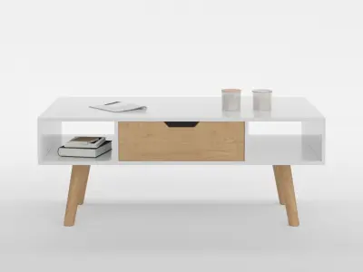 Coffee Table Set 04 3D model