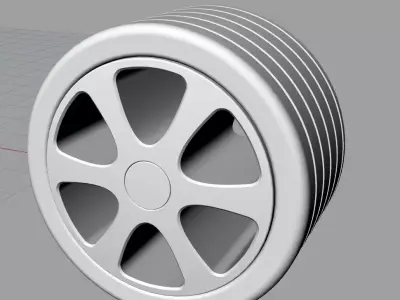 rc wheel4 3D print model