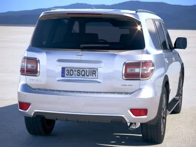 Nissan Patrol Y62 2019 3D model