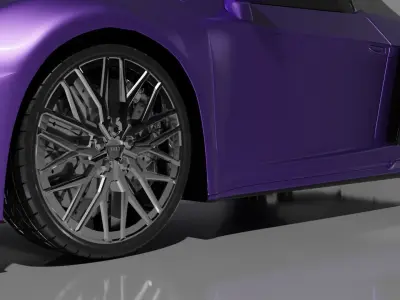 Audi R8 V10 Spyder Quattro 2019 3D model