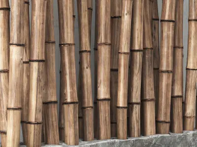 Bamboo decor n25 3D model