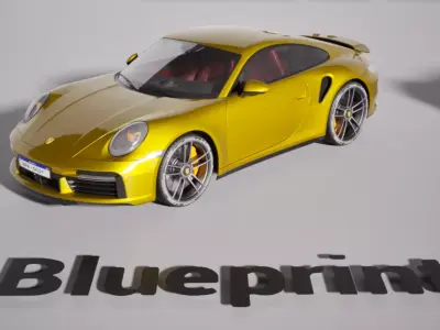 ArchViz Car Assets P04 - Unreal Engine 5 3D model