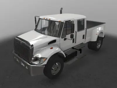 Monster Truck CXT 4x4 Low-poly 3D model