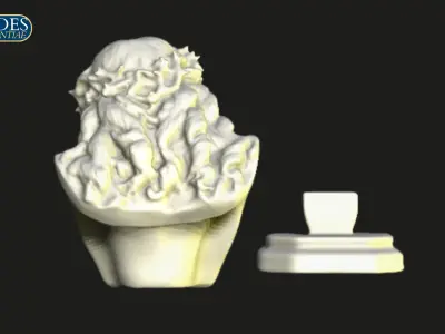 Ecce Homo Christ Bust Catholic Art  3D print model