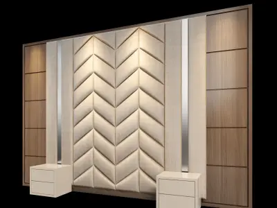 ARCHILINE Design Studio - Headboard 01 3D model