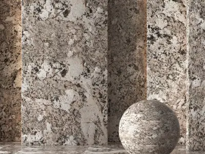 Decorative Marble Material 8K-Seamless - Tileable-DrCG No 74 3D model