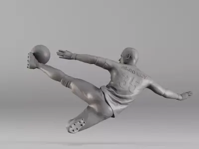 S00027 Legendary Goalkeeper Igor Akinfeev 3D print model