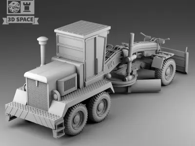 grader 3D print model