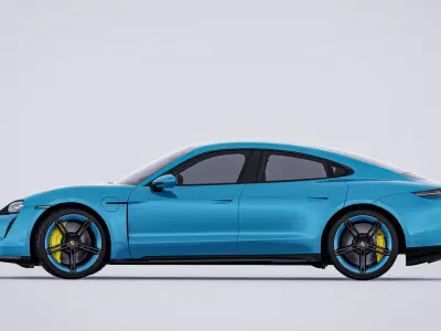 2020 Porsche Taycan Turbo S 3D model