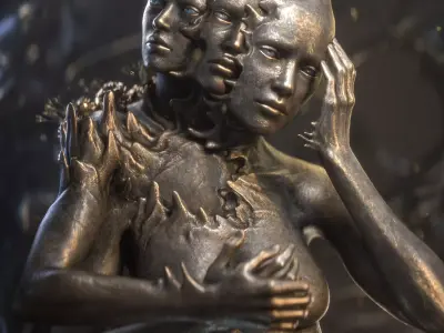 GODDESS OF RECURSION 3D print model