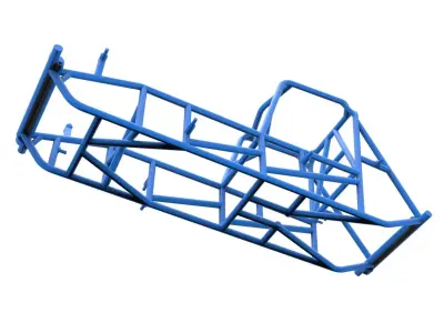 Frame of Vintage Sprint car Version 2 Scale 1 to 25 3D print model