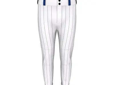 Mens Baseball pant 3D model 3D model